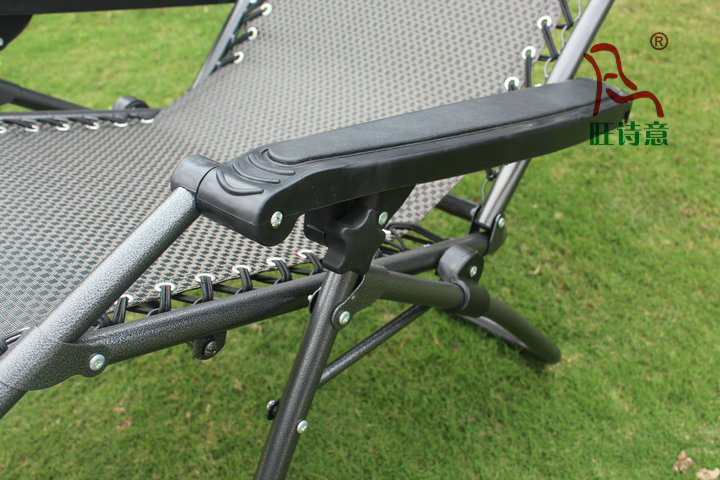 青田休闲椅厂家直销多档慢调钢管躺椅