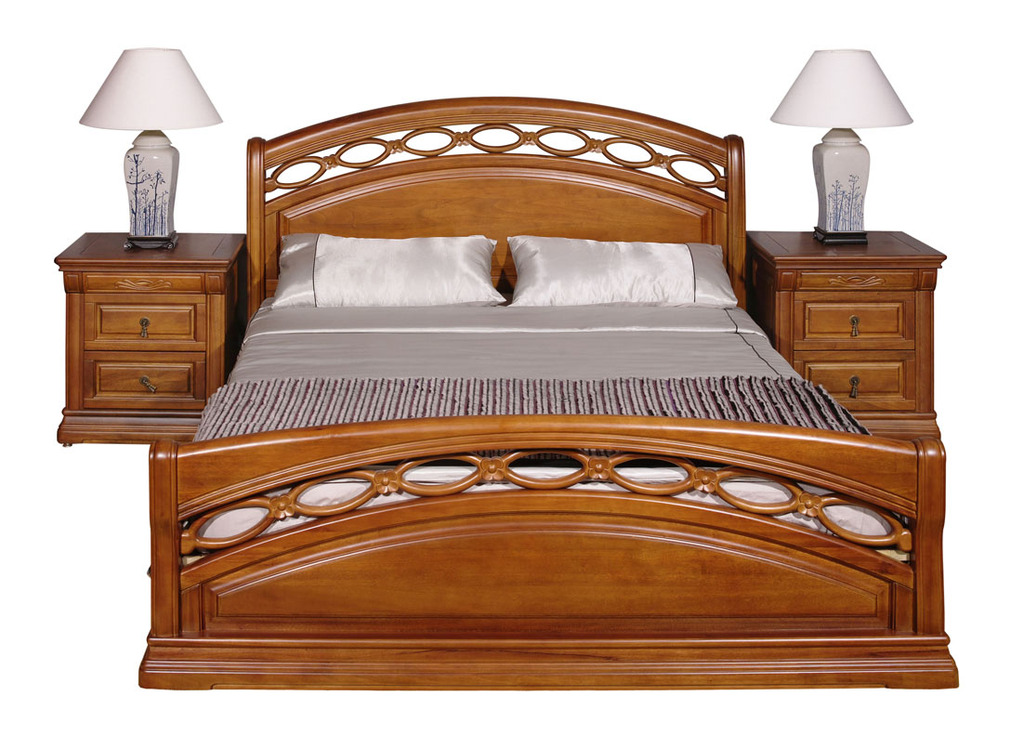 厂家供应优质木质家具 型号510 品名五尺床 2185x1595x1100