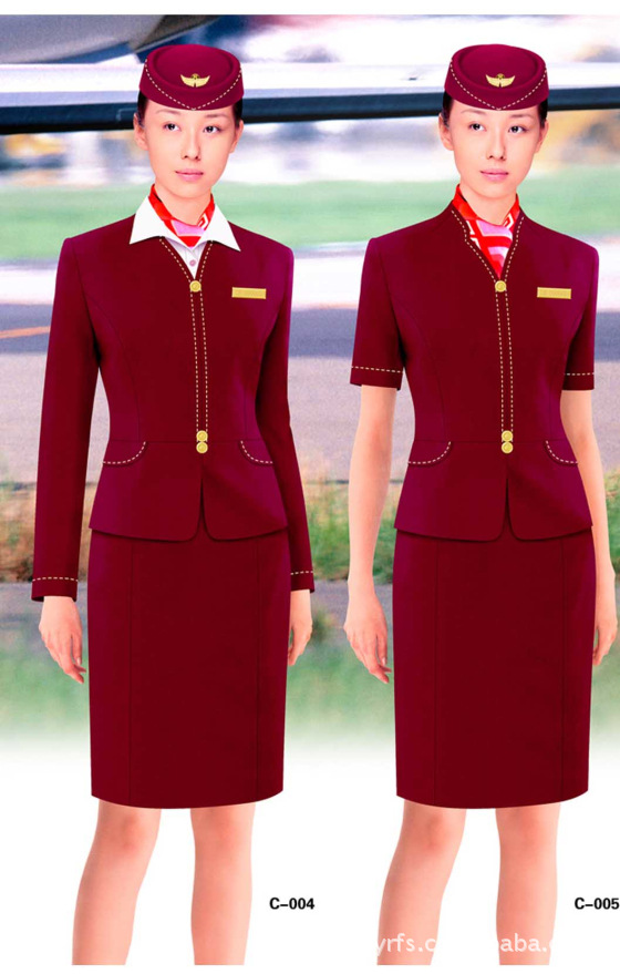 航空空姐服套装】价格,厂家,图片,制服,工作服,上海依冉服饰有限公司