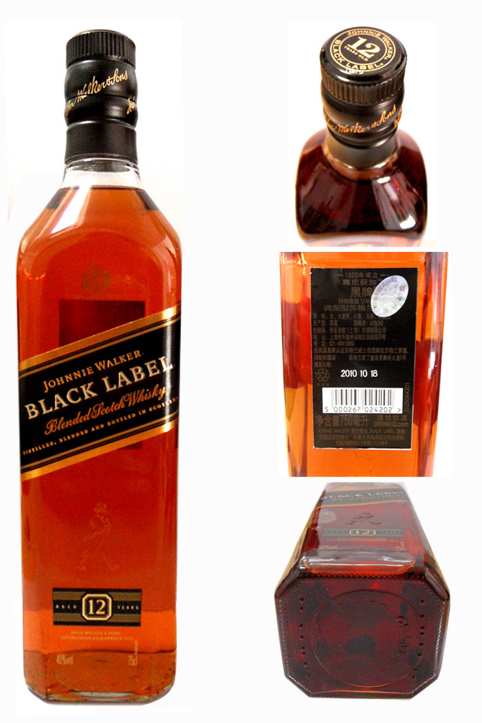 【进口洋酒批发】原装 尊尼获加黑牌苏格兰威士忌(黑方)700ml