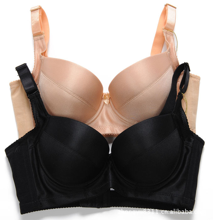 钟表眼镜 内衣,家居服 文胸 婵芝原厂代工 简约时尚3排4扣丰胸聚拢上