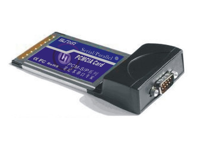 SUNXA PCM-S2009 工业级PCMCIA 转2口RS232串口卡 笔记本转接卡-PCM-S2009 笔记本串口卡 RS232串口卡-