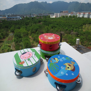 鼓 乐器 儿童花鼓 木制鼓