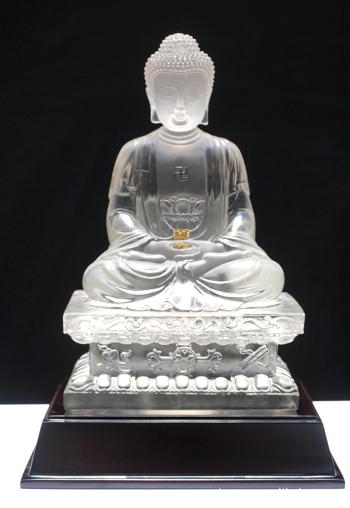 古法琉璃宗教工艺品释迦牟尼佛