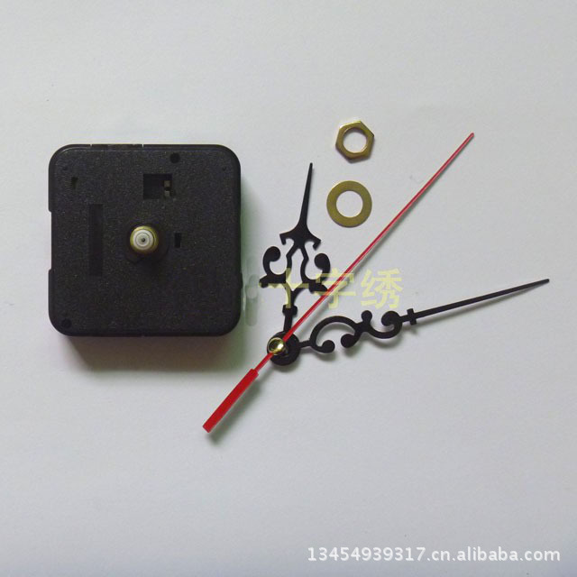 十字绣静音钟芯/挂钟表芯/diy机芯/十字绣表芯十字绣工具配件批发