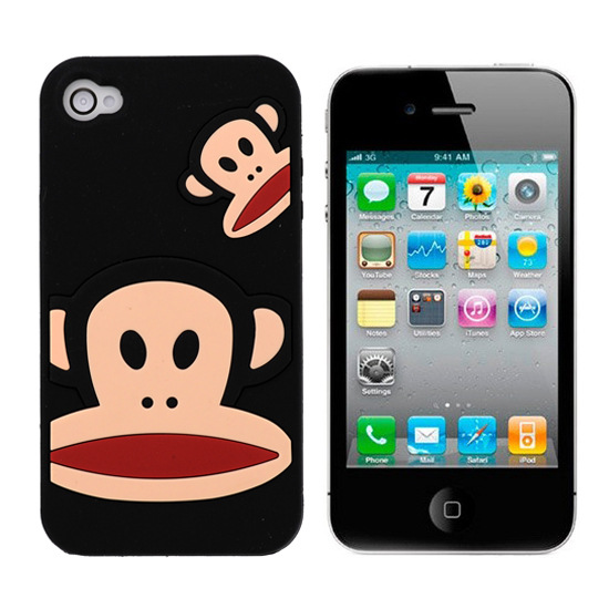 新品 大嘴猴手机壳 iphone4g 4s硅胶保护套 苹果4 手机外壳 4s
