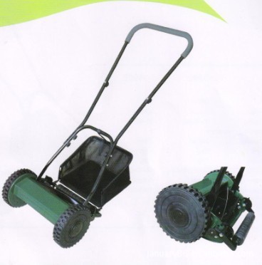 厂家供应16寸出口欧美无动力手推滚筒卷筒割草机草坪机剪草机