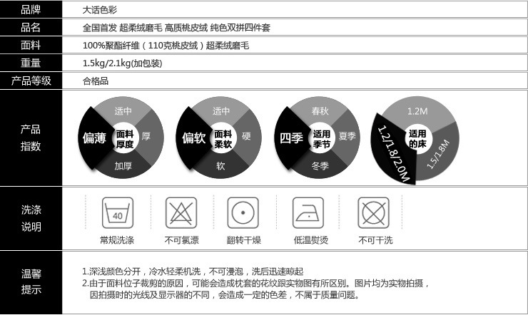 短毛绒 桃皮绒 双拼撞色床上用品四件套 深紫色乳白色 一件代发