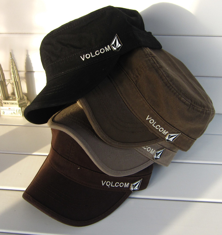 外贸volcom钻石品牌平顶帽图片_23