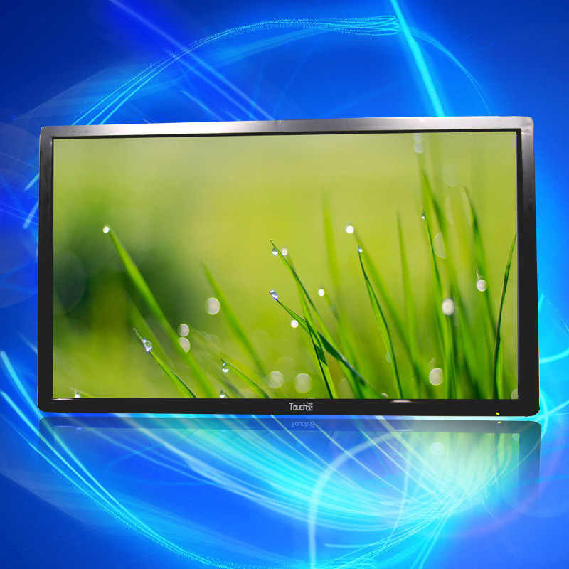 46寸红外线触摸屏,高端真4点触摸屏显示器,支持手写多人互动图片,46寸