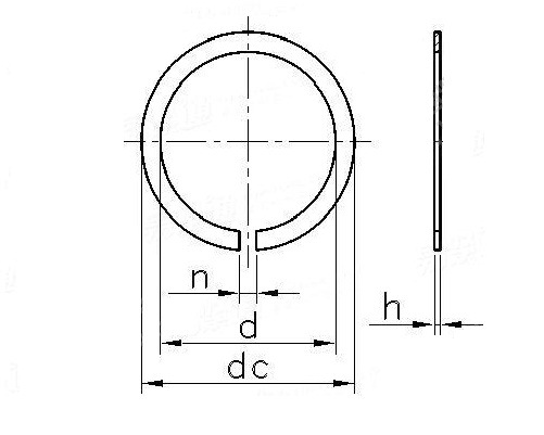 gb/t305止动环(50mn发黑)