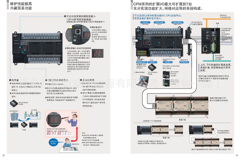 欧姆龙plc cp1h-x40dt-d omron