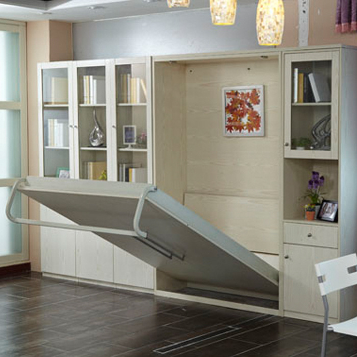 隐形床壁床午休床收纳翻宜家特价韩式折叠办公室午睡壁柜床ka1