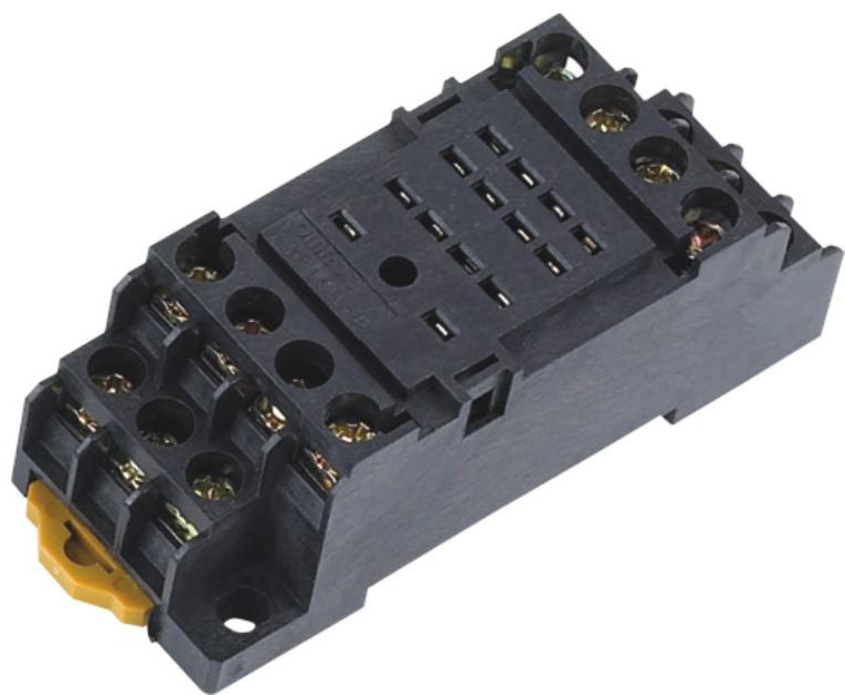 供应欧姆龙原装正品中间继电器插座pyf14a-e 导轨安装 7a