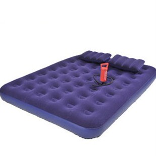 jilong吉龙 双人充气床垫 蜂窝立柱气垫床 送2枕头 充气泵 021470