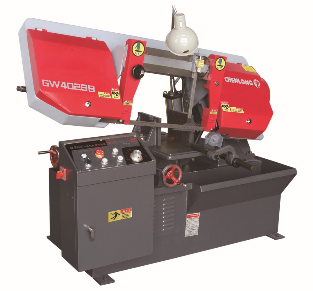 供应卧式金属带锯床 晨龙锯床gw4028b