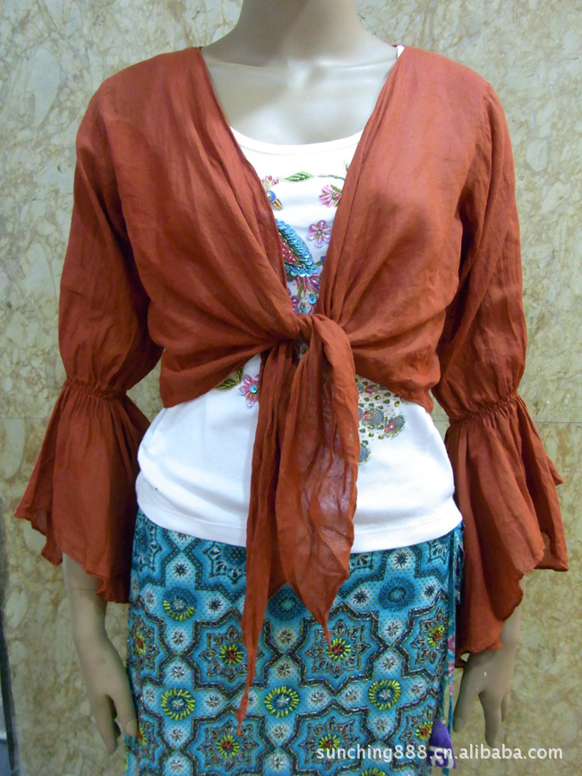 上晴异国风情服饰 泰国软棉披肩