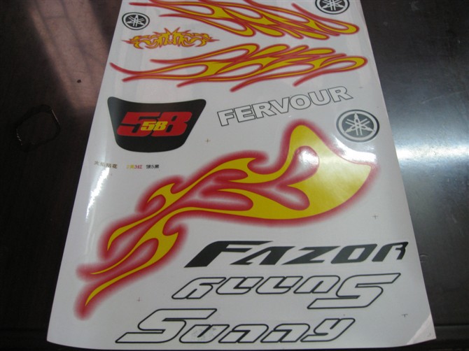 摩托车标牌贴花全配套