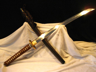 龙泉宝剑-日本刀镡-武士刀谭-火焰纹-镇宅辟邪-刀镡-未开刃中款