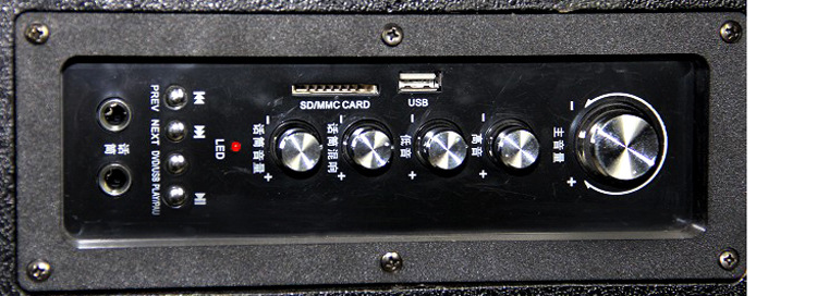 笙度 拉杆式hifi户外电瓶音响 充电移动音箱插卡音箱音 拉杆音箱