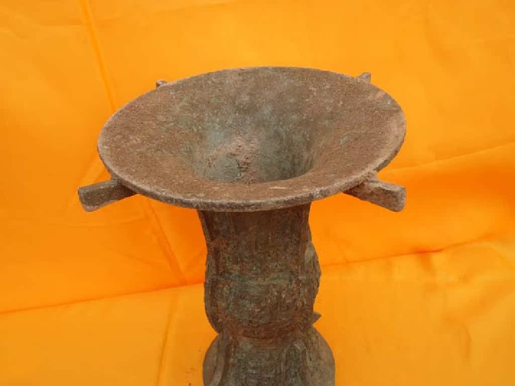 批发】河南洛阳高仿青铜器商代御尊|古董收藏|仿古青铜器天子驾六马踏