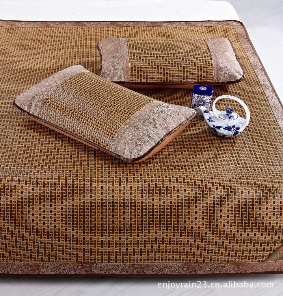 厂家直供100%天然植物纤维夏季凉席藤席 可混批