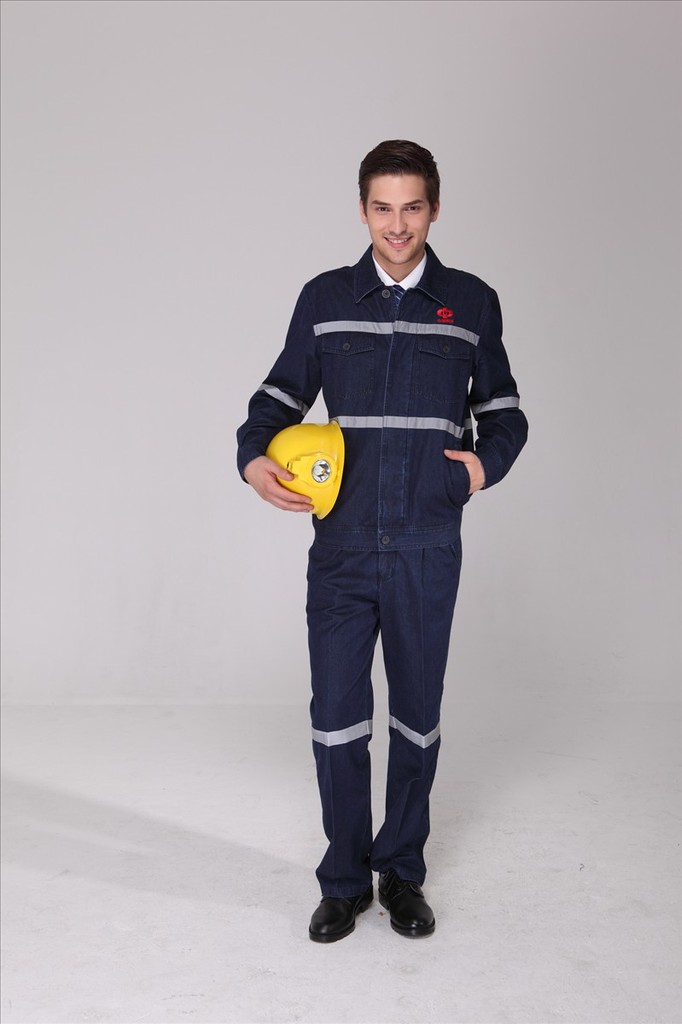 梅兰服饰定制 中煤集团牛仔矿工工作服