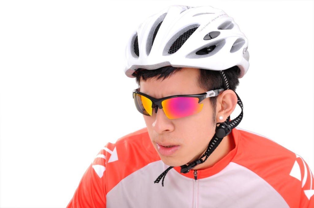 台湾酷帕炫彩骑行眼镜/运动眼镜6609两色入(可配近视)