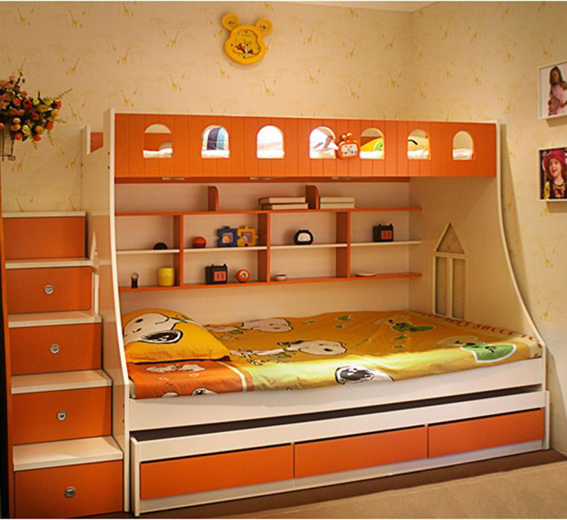 青少年儿童家具,板式高低,6011子母床上下床双层床 多款颜色可选