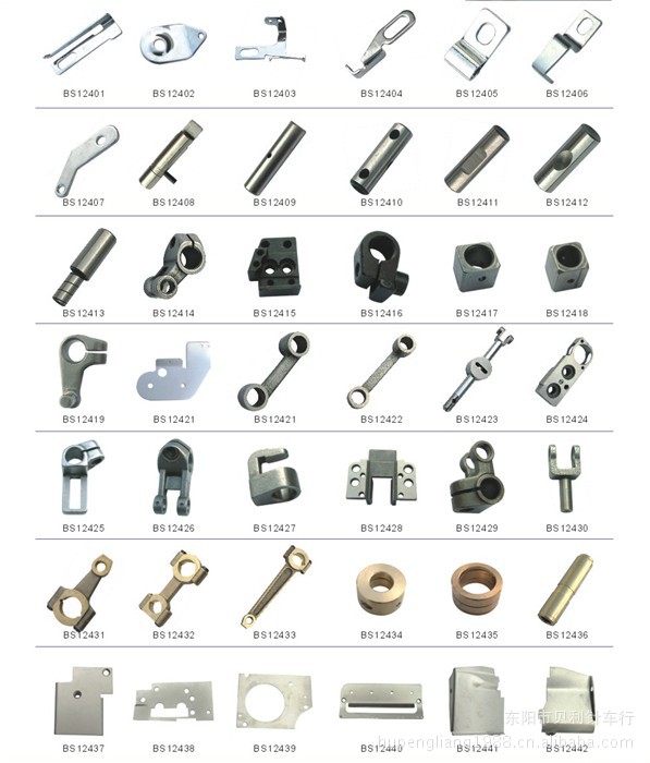锁边机所有零件带图片图片