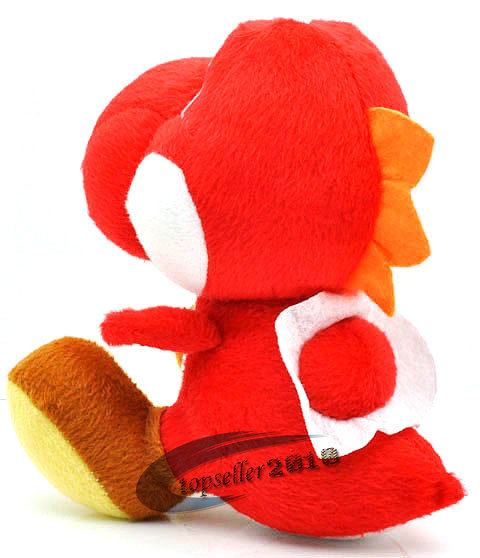 super mario 超级玛丽 马里奥 红色坐耀西龙 毛绒公仔 mt109
