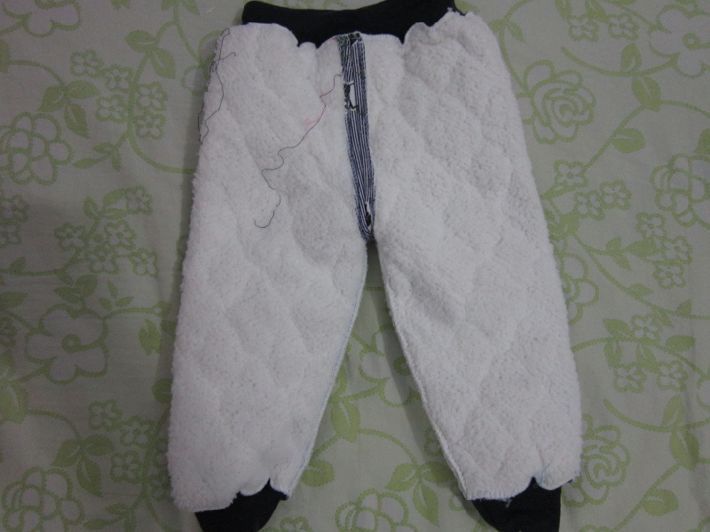 男女宝宝加厚棉开裆裤 宝宝棉裤 婴儿棉裤 开档棉裤.(只有蓝色