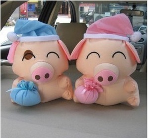 室内除味玩具竹炭包196g卡通麦兜情侣公仔