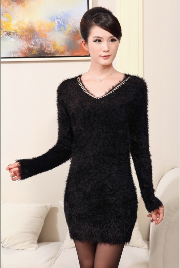 钟表眼镜 女装 女式针织衫 女士长绒  产品详情 品牌/型号:my2078