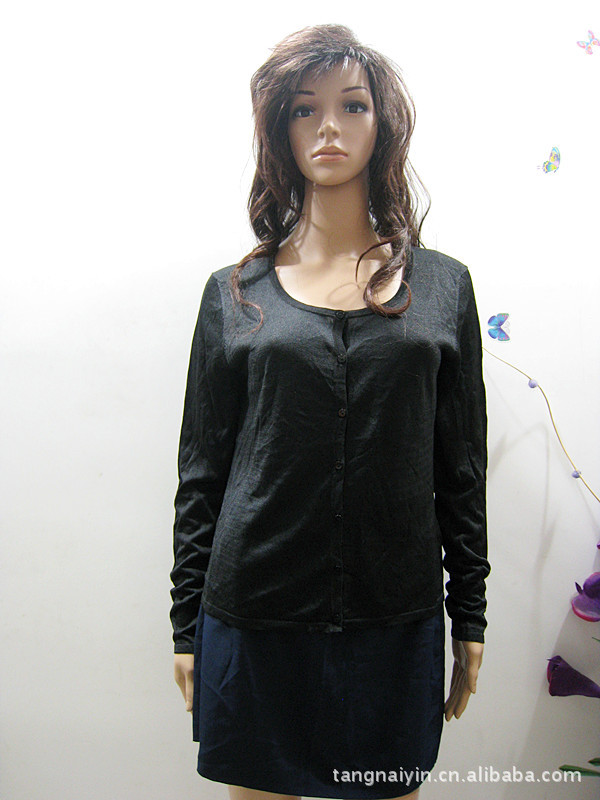 外贸原单真丝开衫 西班牙品牌dustin100%真丝开衫