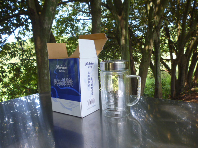 批发采购杯子-库存正品利百加牌双层玻璃办公杯lb8155(金口生产)批发