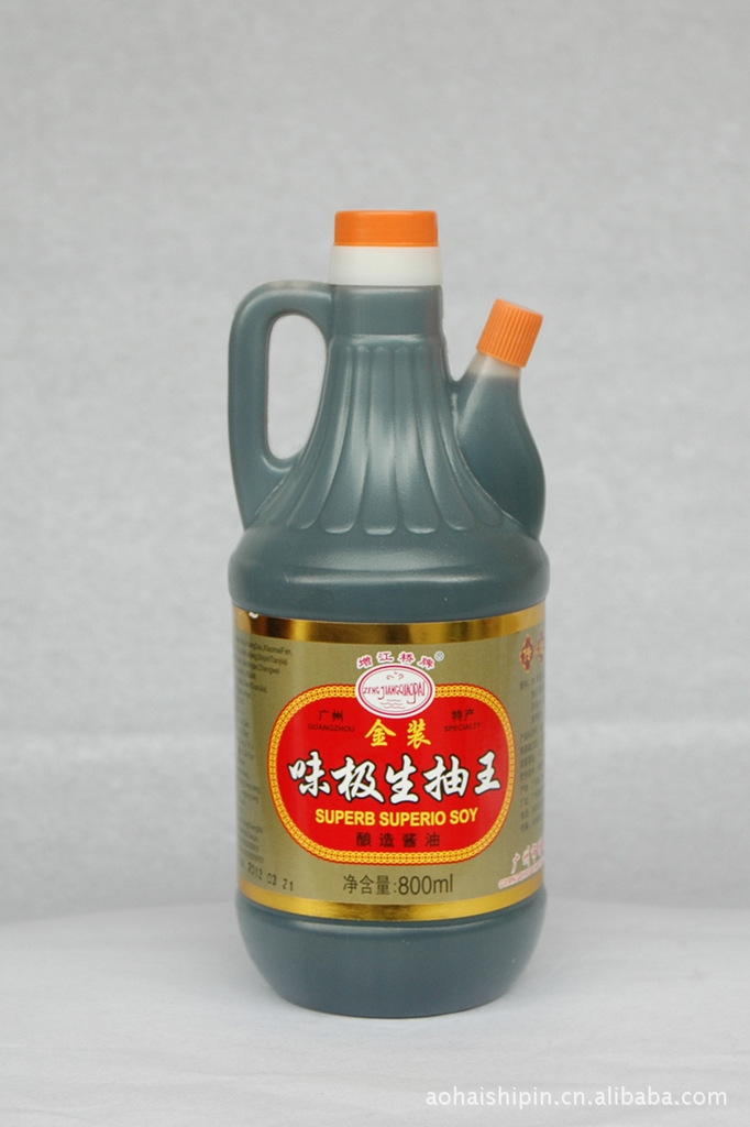 酱油(酿造酱油) 金装味极生抽王 传统酿