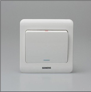 香港西门子开关,西门子开关,墙壁开关,远景系列一位开关(单)图片_2