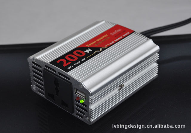 車載逆變器200w(suvpr黃金臺)dy-8103 12v/24v轉220v電源 usb