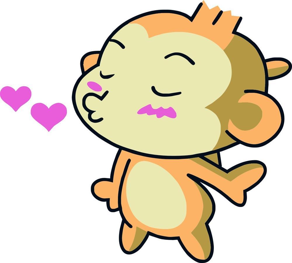 58素材卡通漫画海报展板729悠嘻猴13