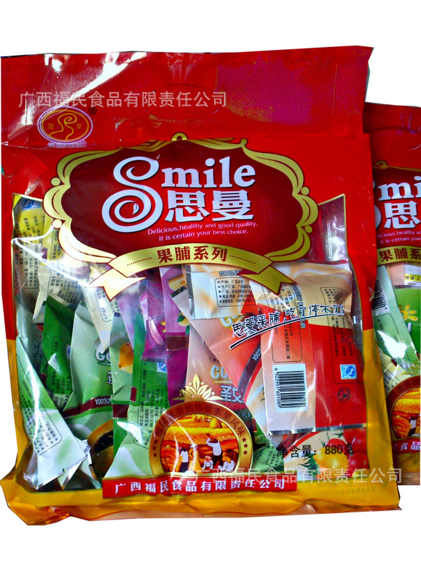 福民冠泉 smile思曼大礼包:果脯蜜饯手抓包混合礼品装 送礼佳品