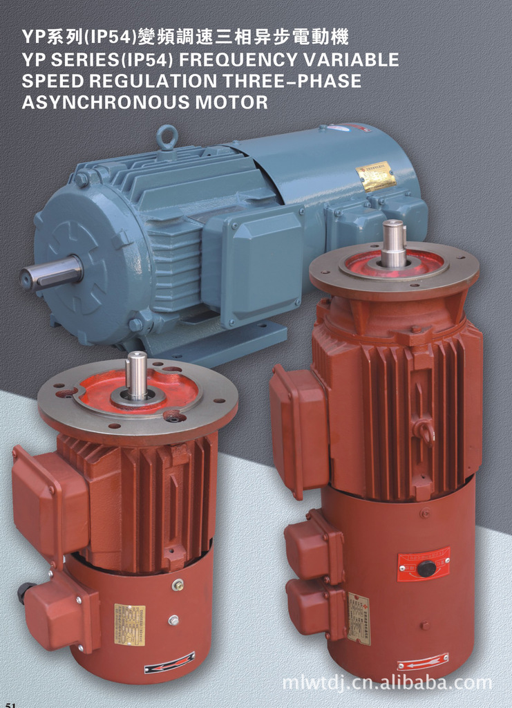 y2p系列變頻調速三相異步電動機