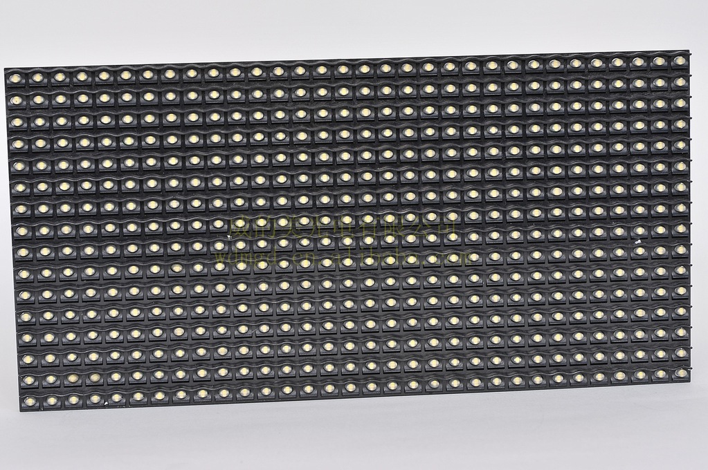 厂家批发半户外p10-led单白色显示屏