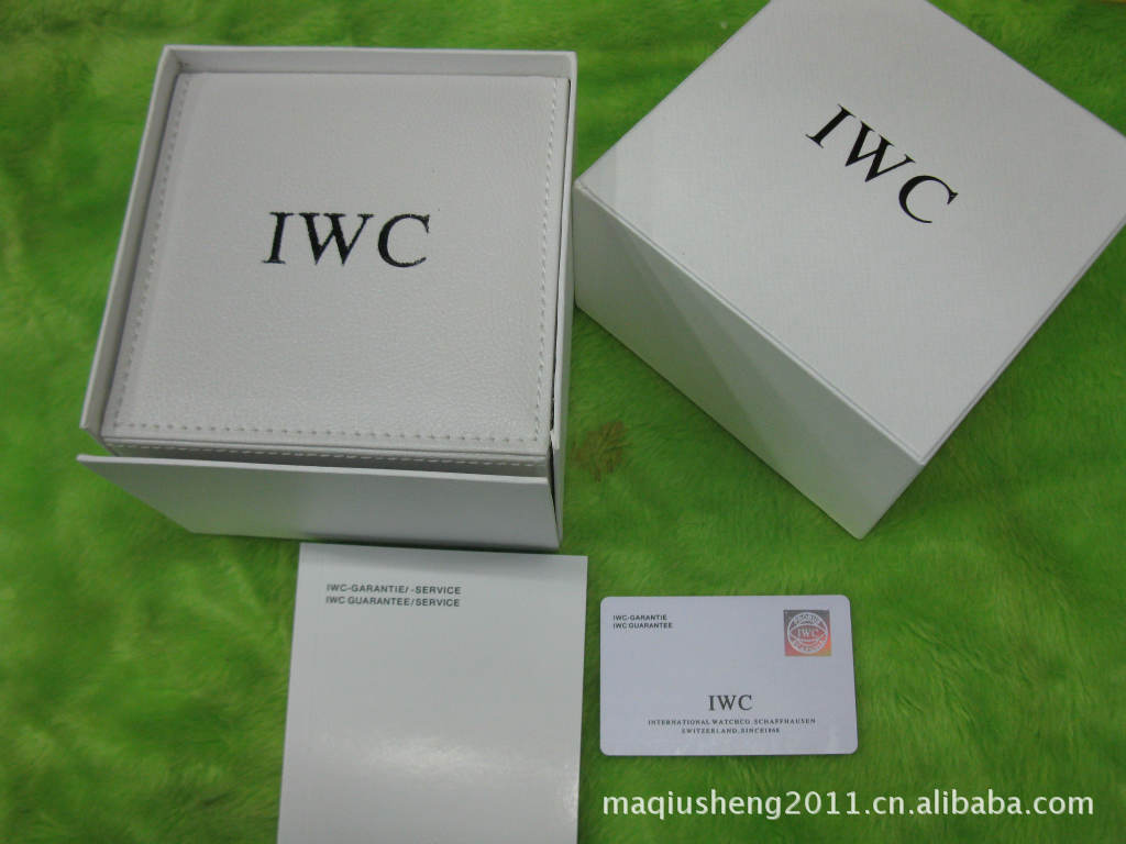 iwc万国原装手表盒 高档原装万国表盒 时尚手表收藏精美盒 手表盒图片