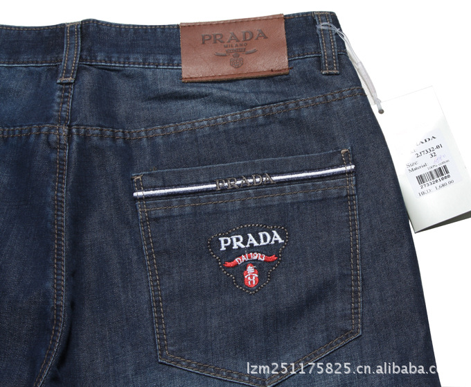 牛仔褲 男 prada 普拉達牛仔褲 長褲 男褲 男裝 褲子2012春夏款圖片_9