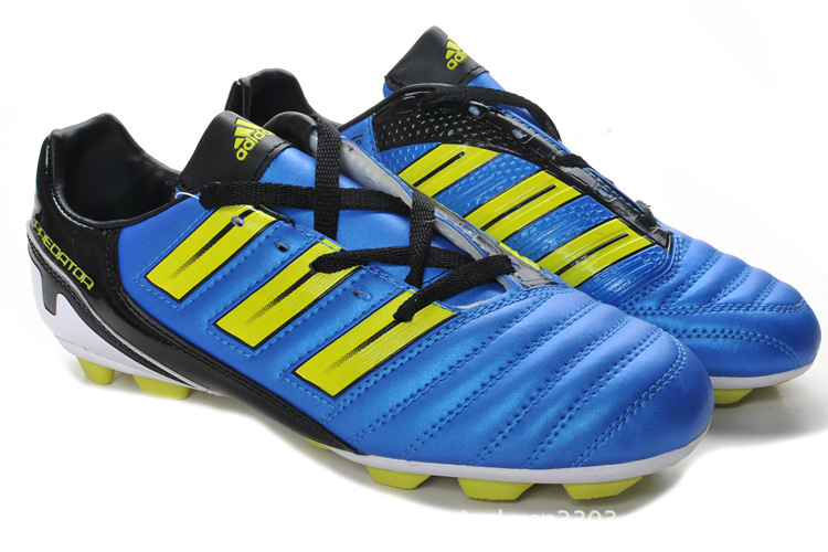 adidas猎鹰11代 tpu胶钉总配色粉兰/白兰 阿迪达斯足球鞋批发零售