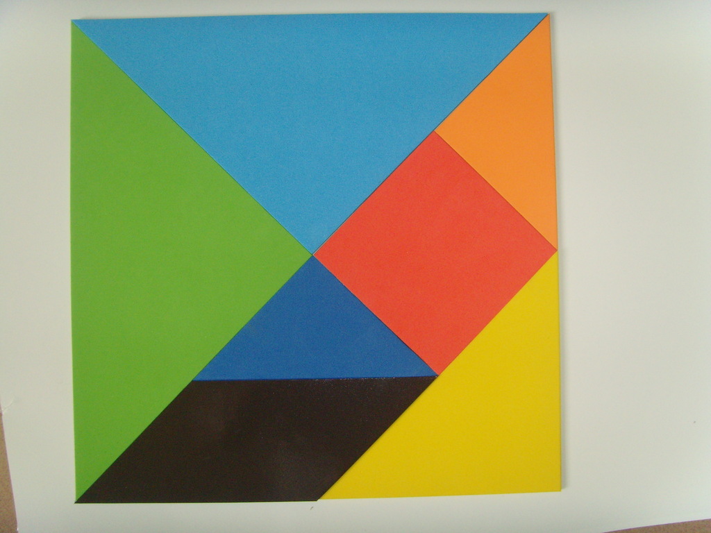 供应厂家直销优质八巧板,儿童益智彩色八巧板