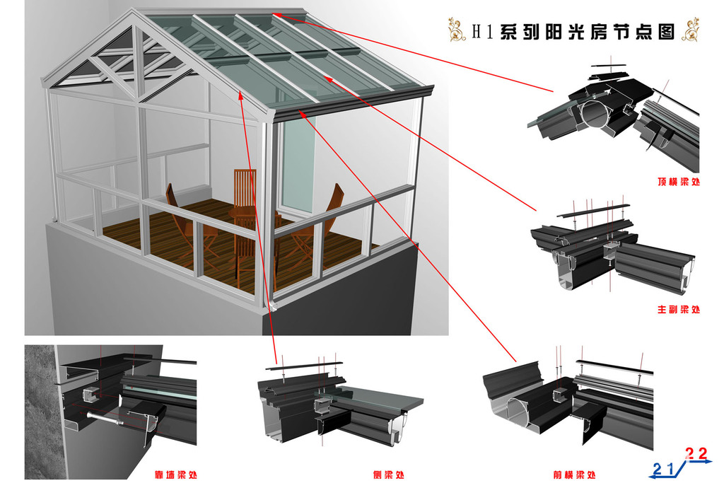 陽光房,門窗,天窗型材全國批發,零售!20900元/噸