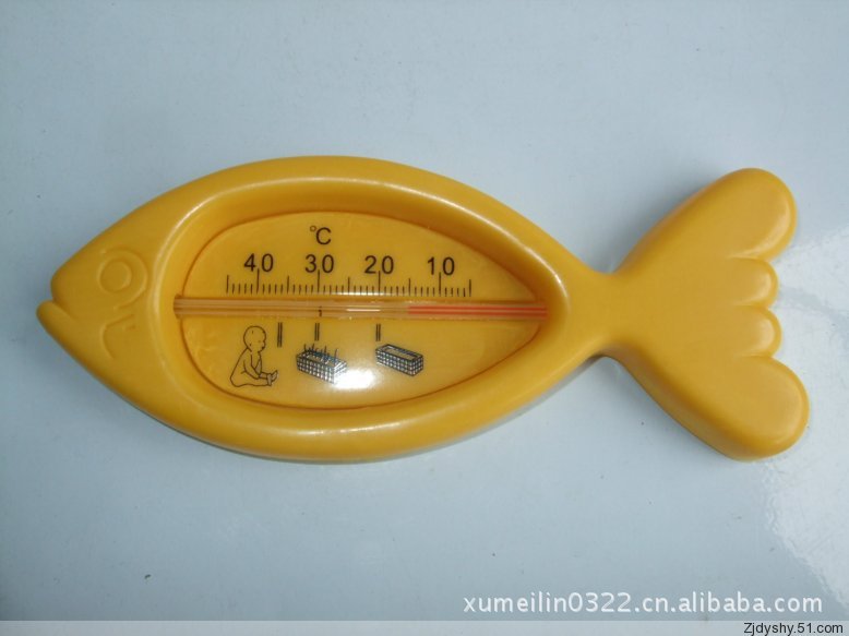 鱼型水温计鱼形温度计婴儿洗澡温度计