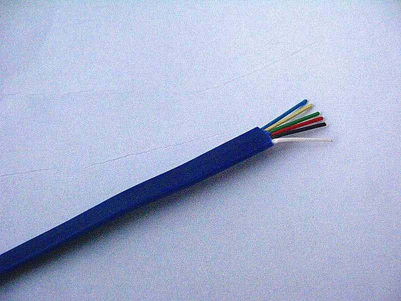 其他电线,电缆-厂家直销 26awg 六芯蓝色电话线-其他电线,电缆尽在